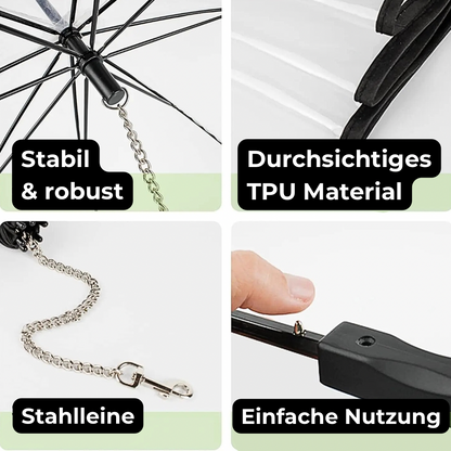 RainPaw - Der Regenschirm mit Hundeleine