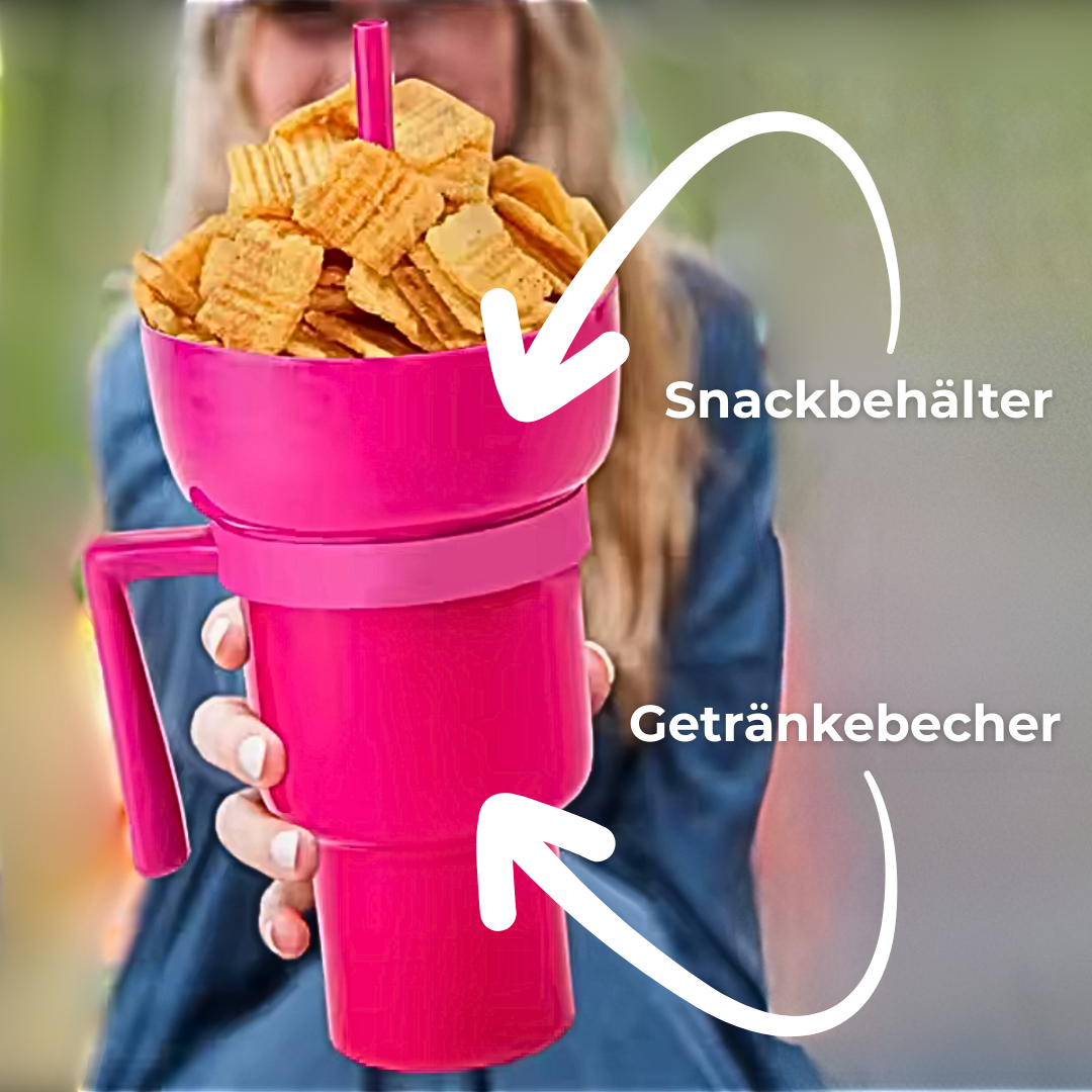 NomNomCup - Snack & Drink in einem Becher