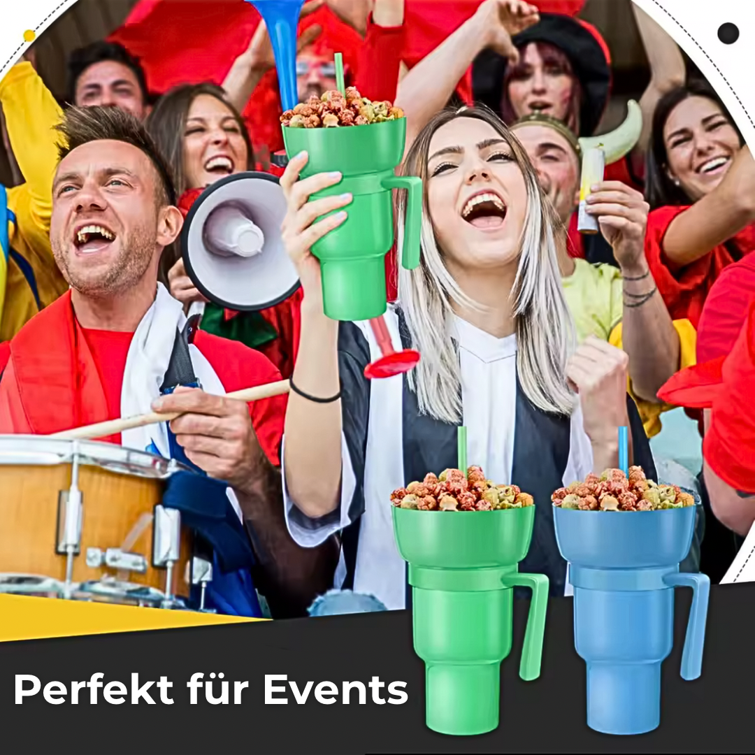 NomNomCup - Snack & Drink in einem Becher